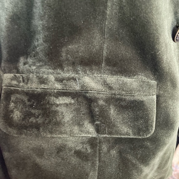 JOH Olive Green Military Oversized Classic  Blazer/Jacket Detail Buttons  Size S - Picture 6 of 10